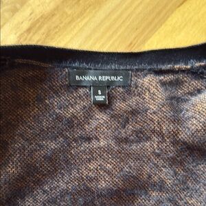 Banana Republic Brown and Black Sweater